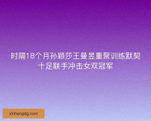 时隔18个月孙颖莎王曼昱重聚训练默契十足联手冲击女双冠军